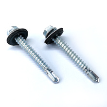 Carbon Metric St 5.5 And Washer Tek #3 Point Hex Head Self-Drilling Screw